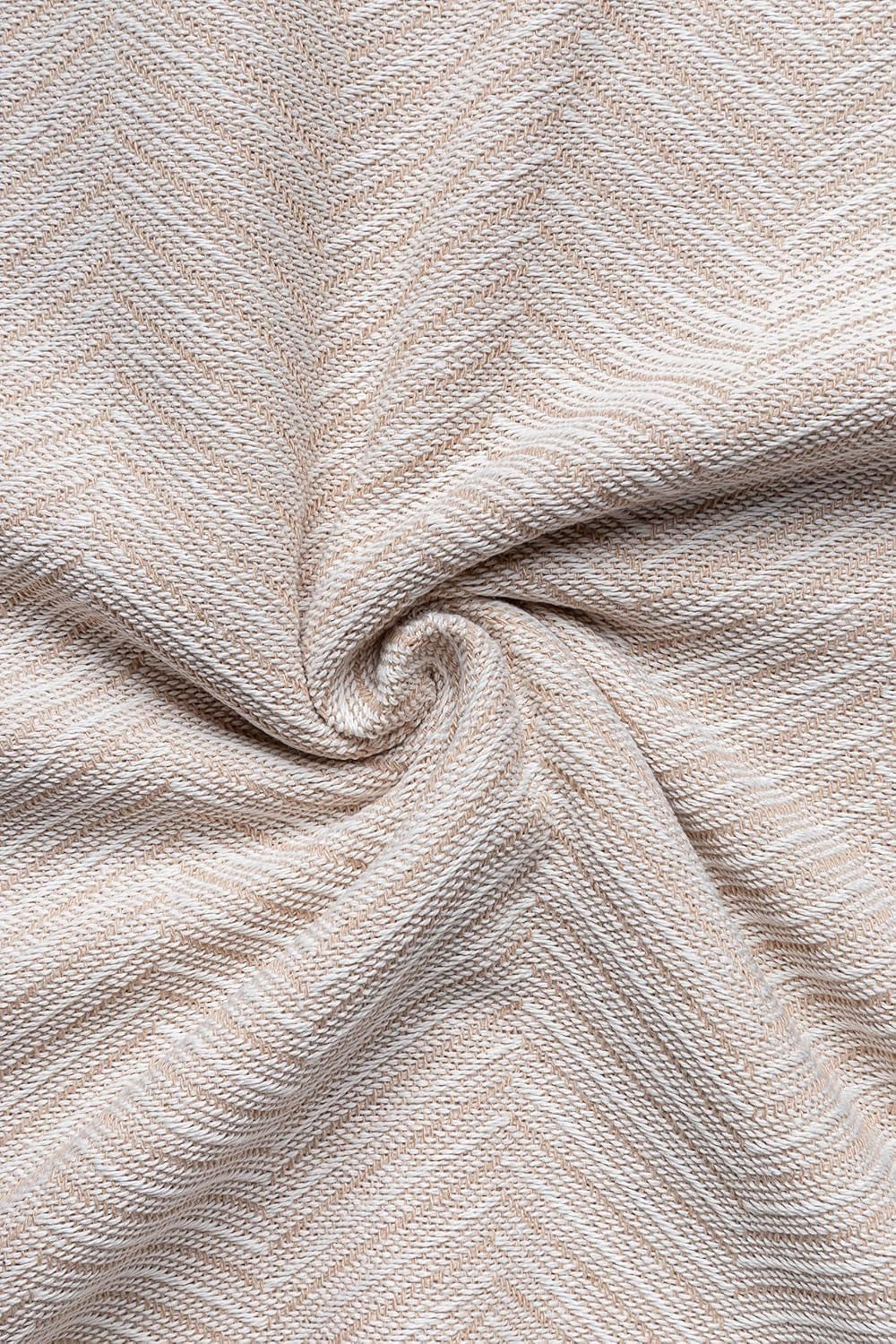 Todocama couvre-lit multifonctionnel, couvre-lit, couvre-lit, housse de canapé, jarapas, motif à chevrons (230 X 260 Cm, beige sable). Lits et couvertures Besuche den Todocama-Store