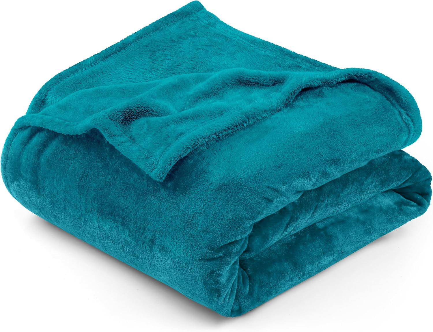 Utopia Bedding Couverture polaire douillette [228 x 228 cm, gris] Couverture douce, légère, chaude et moelleuse Couverture confortable et respirante pour lit, canapé, lits et couvertures Besuche den Utopia Bedding-Store Turquoise 220 x 240 cm