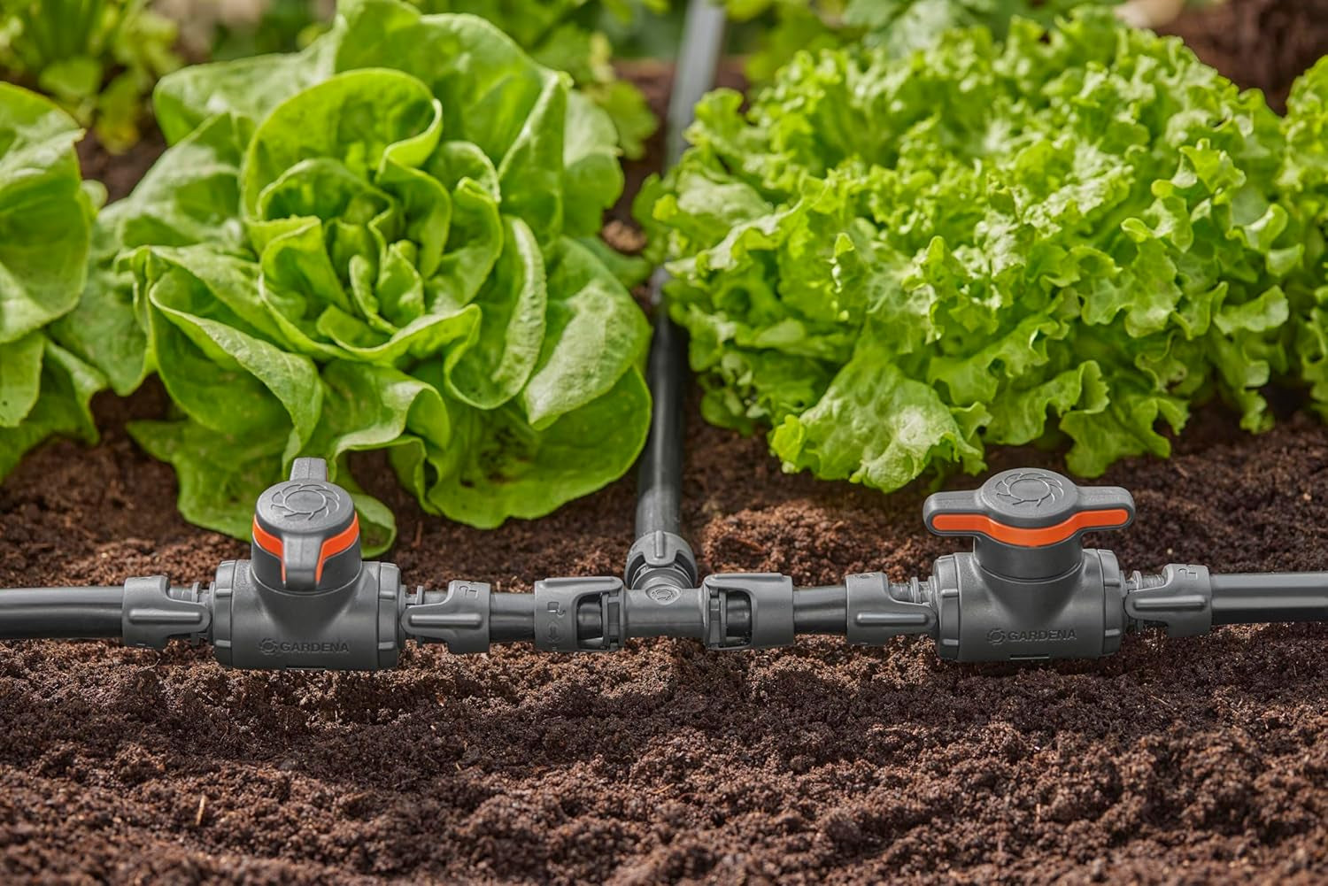 Gardena Système d'irrigation micro-goutte en T 13 mm (1/2") : connecteur pour tuyaux d'alimentation de 13 mm, branche en T, irrigation automatique, réutilisable (13201-20)