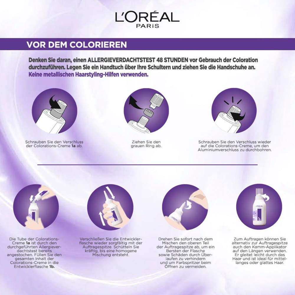 L'Oréal Paris Coloration capillaire permanente résultat couleur ultra cool, couverture 100% des cheveux gris, coffret comprenant coloration, shampoing et crème de soin, Excellence Cool Creme, N°7.11 Blond moyen ultra cool (Blond) Coloration capillaire Naty Shop