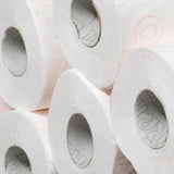 Papier toilette Renova 4 couches blanc décoré parfumé - 12 rouleaux rouleau Blanco Decorado Perfumado