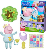 Poupée interactive Peppa Pig Evie 28 cm avec 20 sons et de nombreuses fonctions, ensemble de jouets pour enfants à partir de 3 ans