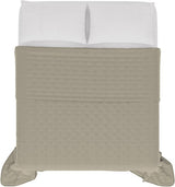 Linge de lit italien CHIC couette d'été, microfibre, DOUBLE 250X250Cm, marron Couettes et couettes Naty Shop Titre par défaut