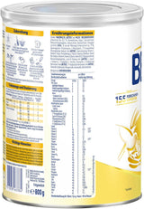 BEBA 2 - Lait de suite après 6 mois, avec complexe 5 HMO, teneur en protéines adaptée à l'âge, sans lactose, sans huile de palme, sans huile de poisson, nourriture pour bébé, lait en poudre pour bébé, lot de 3 (3 x 800 g)