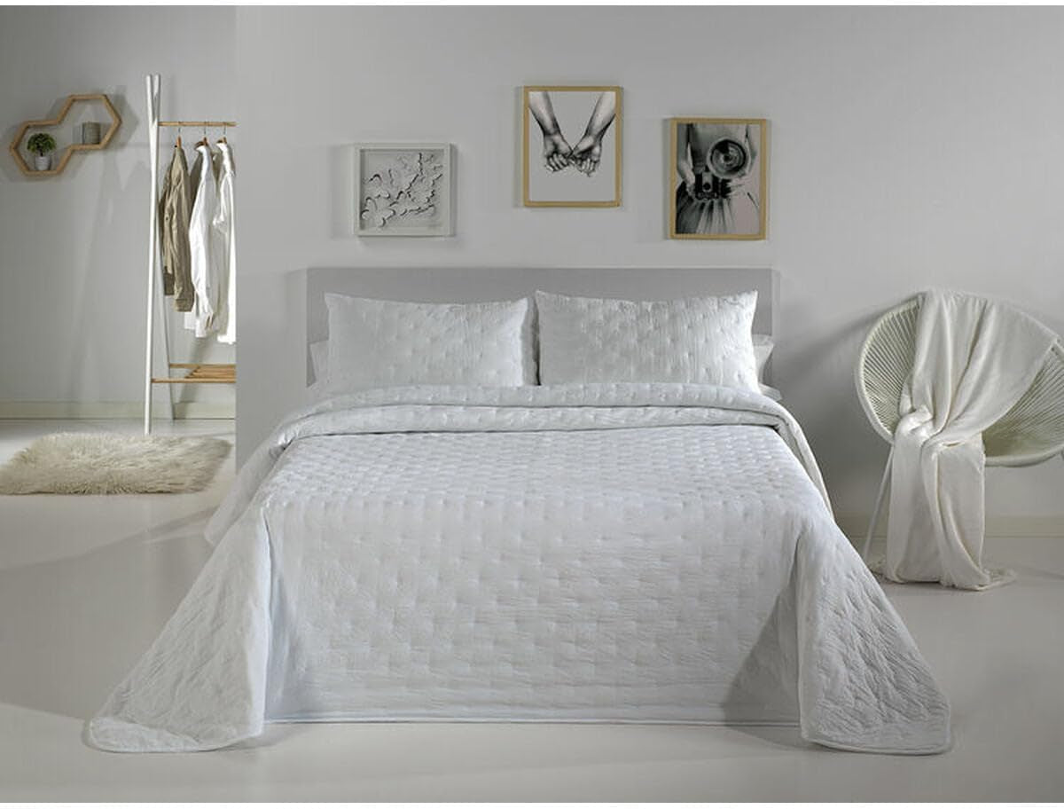 Pierre Cardin - Bouti Dots - Lit 180 Cm - Couleur Gris C5 Couettes et couettes Naty Shop Blanc C4 Lit 150 Cm