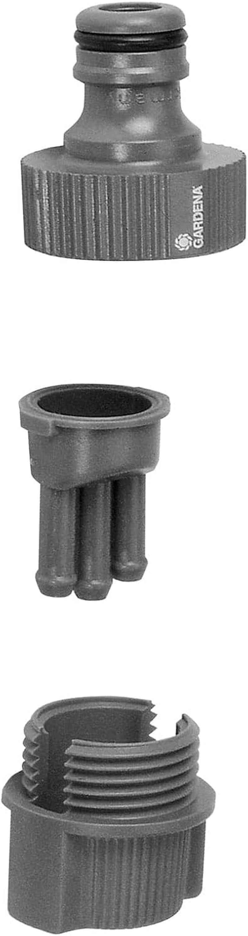 Kit de raccordement pour tuyau d'arrosage Gardena : raccords de connexion pour le début et la fin du tuyau d'arrosage, accessoires pour articles (995, 996, 997, 1998, 1999), pièces d'origine du système Gardena (5316-20)