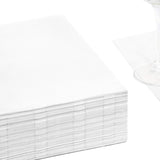 Papstar, 50 serviettes "Collection ROYAL" pli 1/4 48 cm x 48 cm blanc, #11577