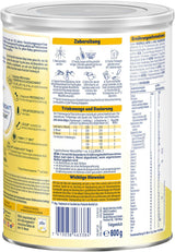 BEBA 2 - Lait de suite après 6 mois, avec complexe 5 HMO, teneur en protéines adaptée à l'âge, sans lactose, sans huile de palme, sans huile de poisson, nourriture pour bébé, lait en poudre pour bébé, lot de 3 (3 x 800 g)