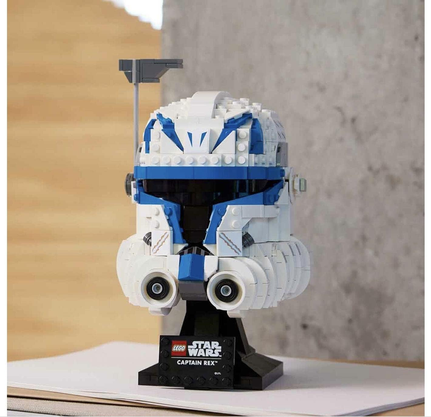 LEGO 75349 Star Wars Capitaine Rex Casque Clone Wars Collection Modèle 2023 Série Pièce Souvenir et Idée Cadeau Jeux de Construction Besuche den LEGO-Store