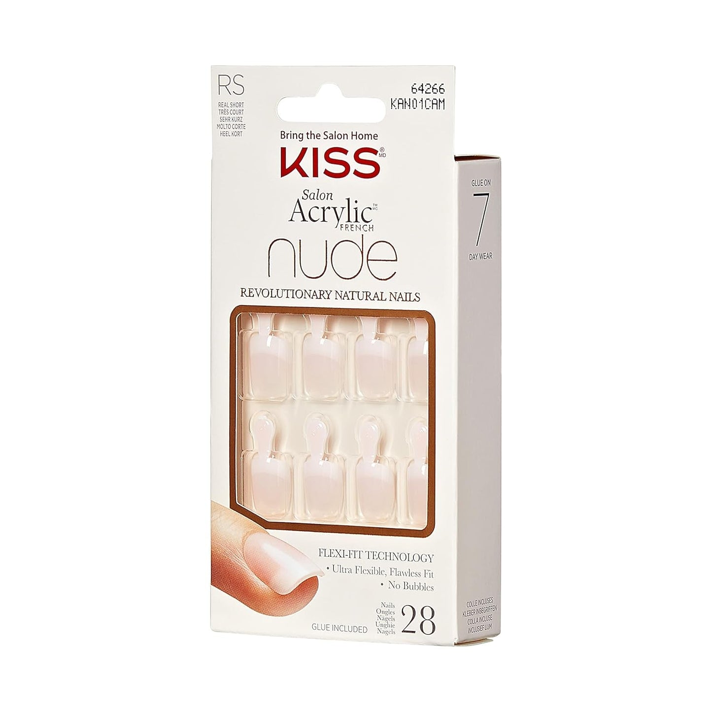 Kiss Nude Nails Amazing Nails (Pack de 2)