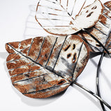 Accessoire mural décoratif en métal fait main, 45 x 85 cm | 100 % métal (1,5 mm) | Design unique marron et noir, parfait pour la décoration intérieure | Fixable au mur Statuettes et sculptures Naty Shop