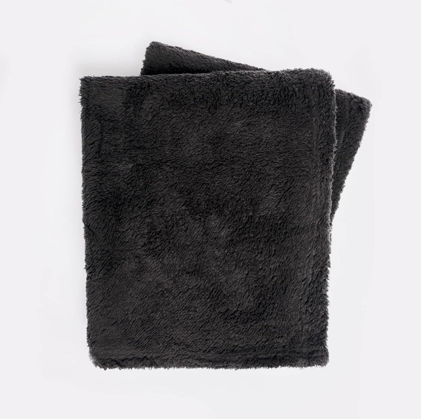 Brentford's Teddy Couverture polaire grande couverture de lit en peluche super douce et chaude pour canapé-lit noir - 150 x 200 cm Lits et couvertures Besuche den Brentfords-Store