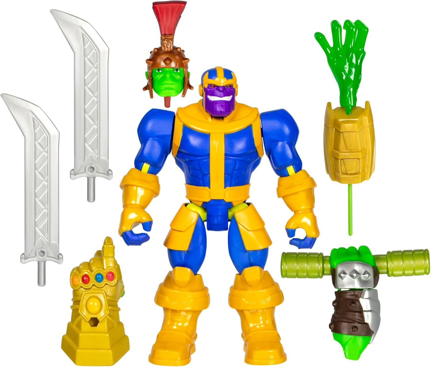 Mixmashers Marvel Captain America Avengers Mix-And-Match Action Figure & Accessoires Figurines Naty Shop Thanos