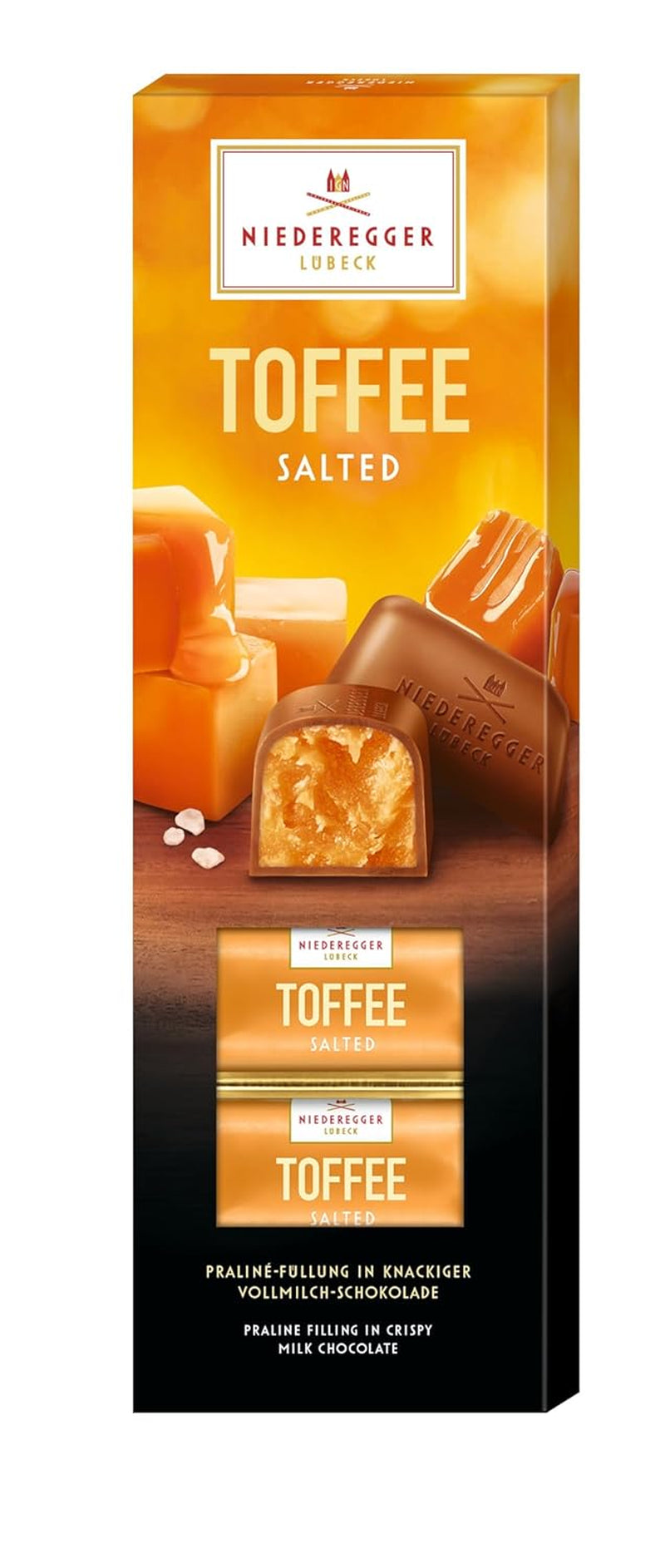 Pralines classiques Niederegger "Caramel Salé" 100g