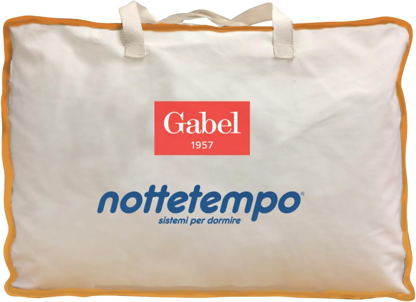 Nottetempo, couette en duvet d'oie, lit simple, 205 X 155 X 2 Cm, Bianco Couettes et couettes Naty Shop