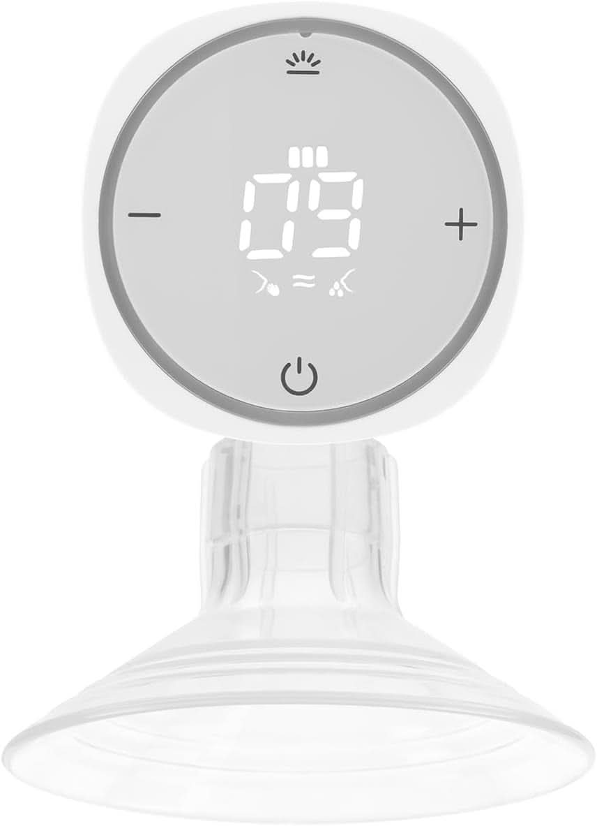 LIONELO Fidi One Tire-lait sans fil 180 ml, Tire-lait portable triphasé, Massage à économie d'énergie en 9 étapes, Entonnoir en silicone 26 mm Durée de fonctionnement 120 min Accessoires sans BPA Alimentation et allaitement Bebe Naty Shop