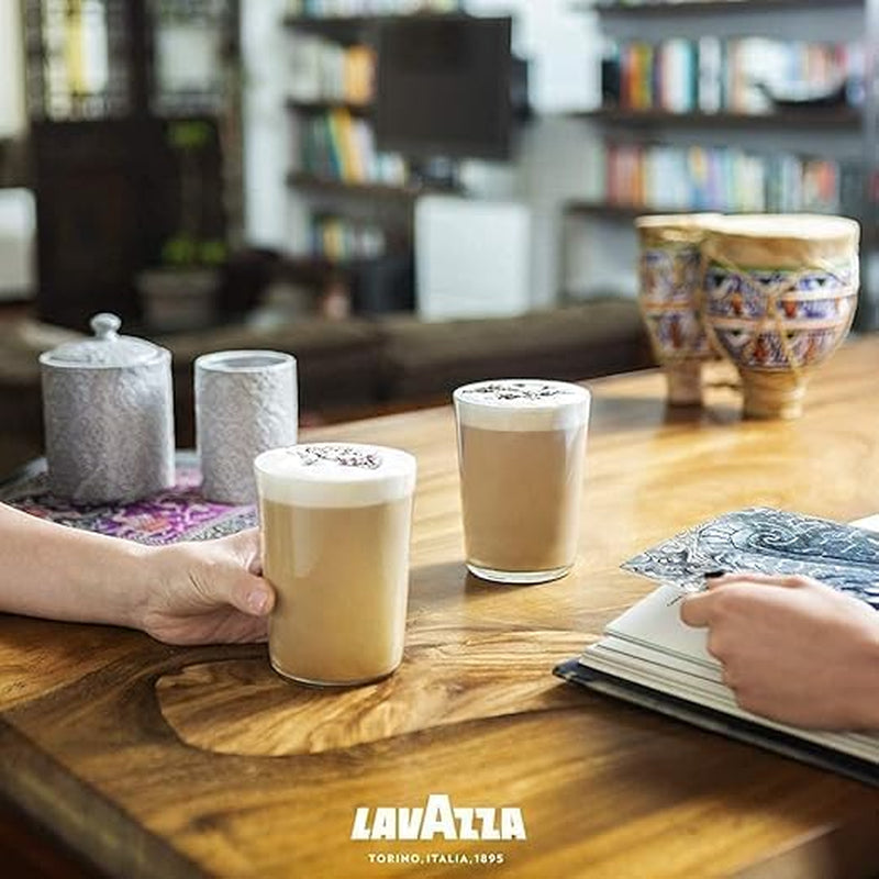 LAV-AZZA Café en grains Crème E Arôme 10x1000g (10kg) Café italien haut de gamme, crémeux et aromatique