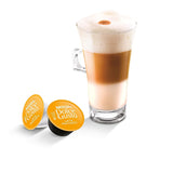 NESCAFÉ Dolce Gusto Latte Macchiato, 48 capsules de café, espresso aromatique, 3 étapes - Köstlichkeit aus feinem Milchschaum, capsules de gel aromatique, paquet de 9 (3x16 capsules)