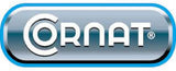 Manomètre à cornes avec port inférieur 1/4" - Noir - Convient aux filtres de lavage à contre-courant avec réducteur de pression - Plastique - Auto-obturant avec joint torique en PTFE / Manomètre / Air comprimé / Manomètre / DMMU14