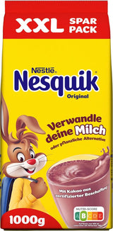 Nestlé, Cacao en poudre à mélanger au lait, 1 Kg de Cacao et Chocolat Chaud Naty Shop