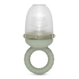 Suavinex Pare-mastication pour bébé en silicone de qualité alimentaire avec couvercle, facile à nettoyer, passe au lave-vaisselle et au congélateur, apaise les gencives 6 mois, vert