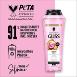 Gliss Shampooing Soie Liquide (250 ml), pour cheveux fragiles et ternes Douche et bain Naty Shop