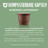 Caffè Vergnano 1882 - Èspresso Kompostierbare Kaffeekapseln , Compatible Avec Nespresso, Intenso (Intenso) - Packung Enthält 100 Kapseln