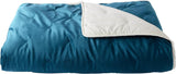Couette Toison D'Or Denali, 180 cm x 240 cm, paon, bleu Couettes et quilts Naty Shop