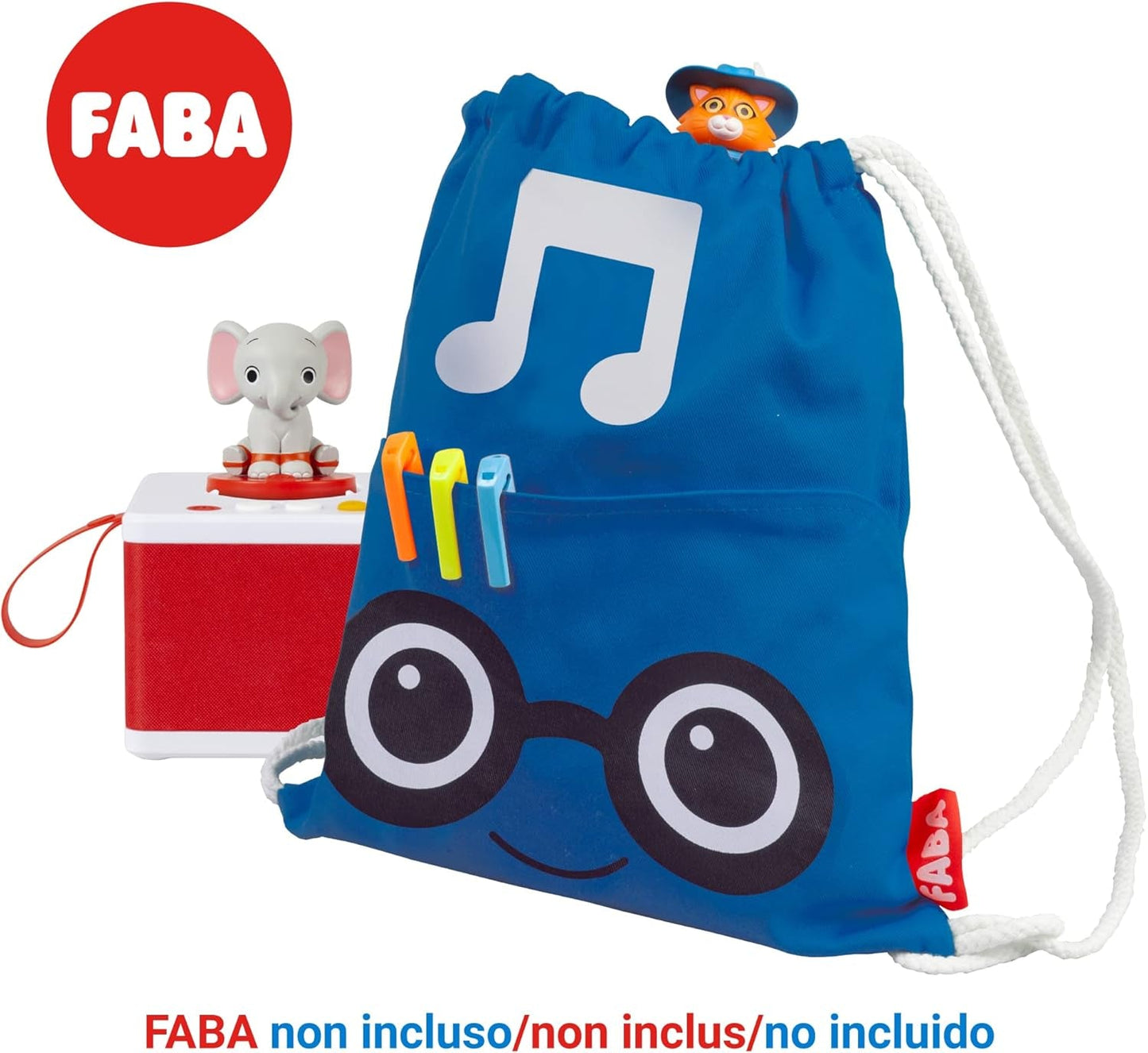 FBB10002 Personnage sonore, bleu Jouets Bebe Naty Shop