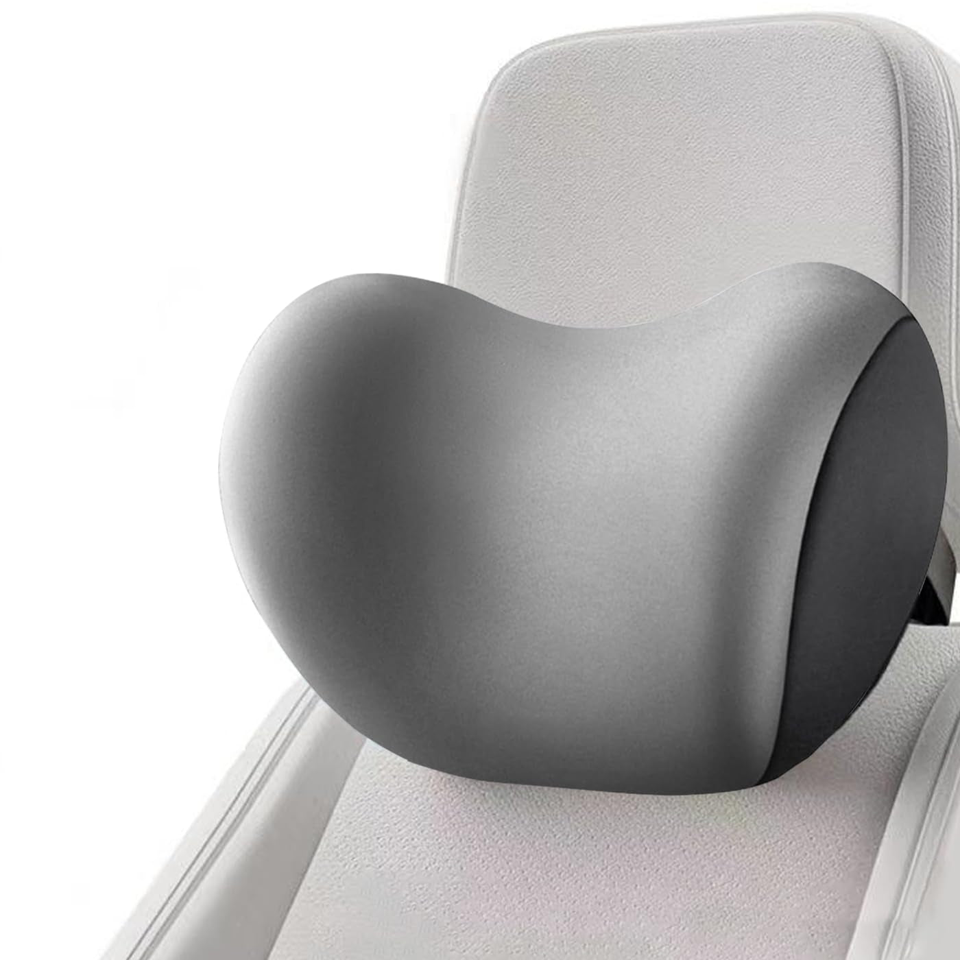 Oreiller cervical de voiture Oreiller doux pour appui-tête de voiture Oreiller pour appui-tête de voiture Oreiller pour appui-tête de voiture Oreiller accessoire Oreiller en coton à mémoire de forme Accessoire de voiture Oreiller appui-tête Oreiller appui-tête (Noir) Oreillers orthopédiques cervicaux Naty Shop Gris
