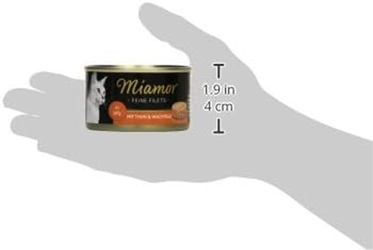 - Fins filets en gelée | Nourriture humide pour chat adulte avec morceaux de filet en gelée. Aliment complémentaire faible en gras en conserve sans additifs | 24 x 100 g Oeufs de thon et de caille