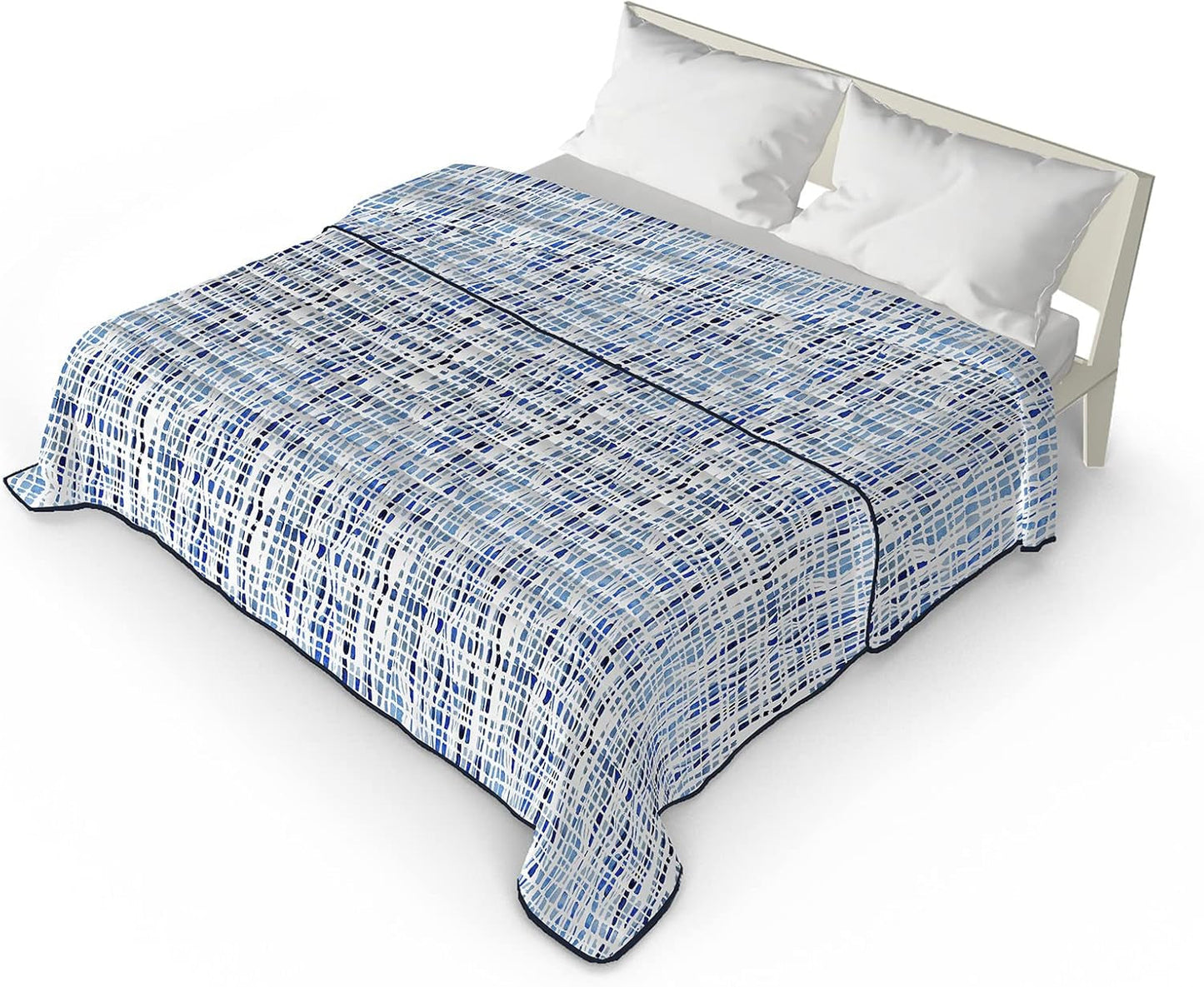 Literie italienne Couette d'été basique en verre microfibre pour lit double Couettes et couettes Naty Shop