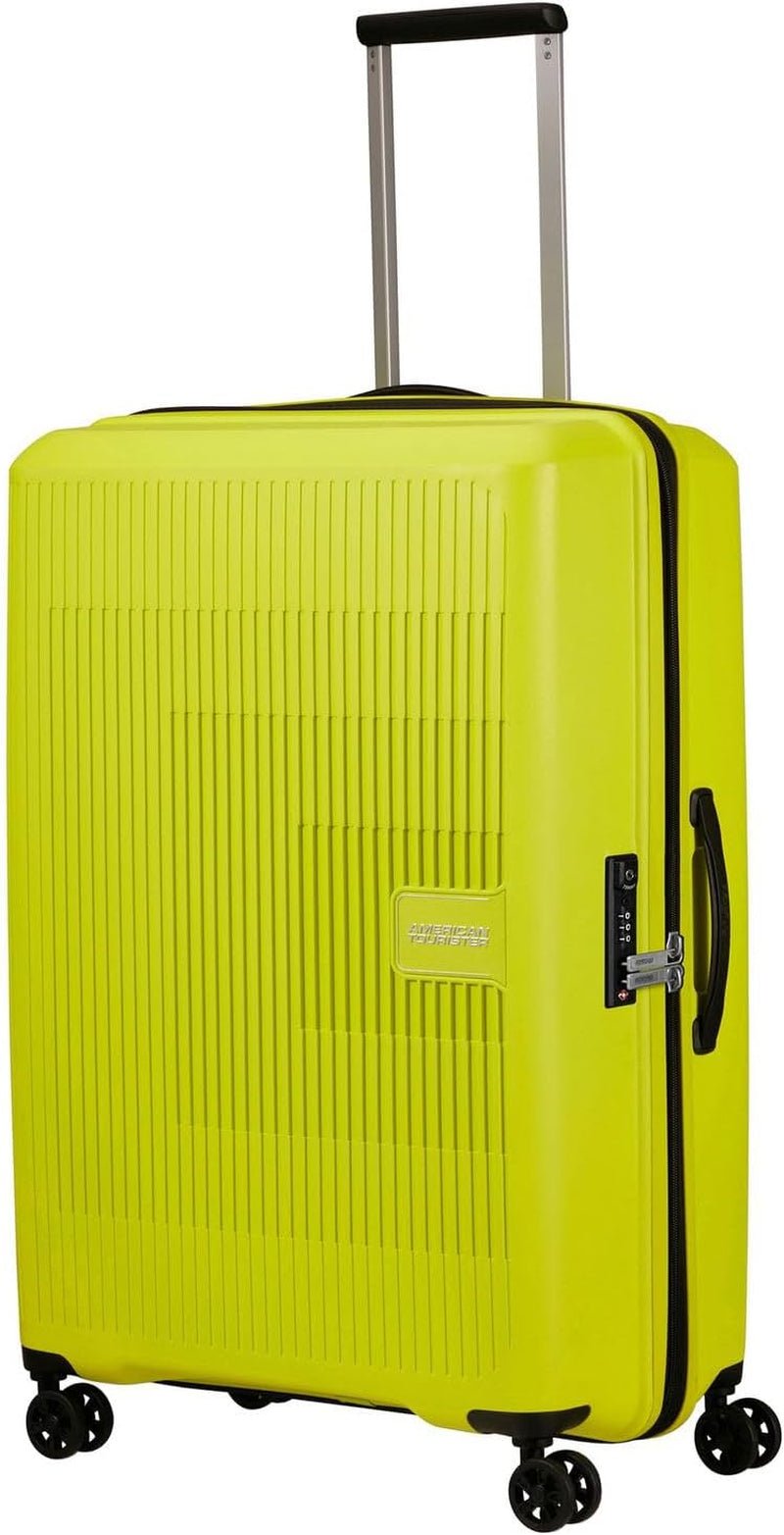 American Tourister Aerostep - Spinner L, Valise Extensible, 77 cm, 101,5/109 L, Orange (Bright Orange) Bagages et équipement de voyage Naty Shop Green (Light Lime) L (77 cm - 101,5/109 L)