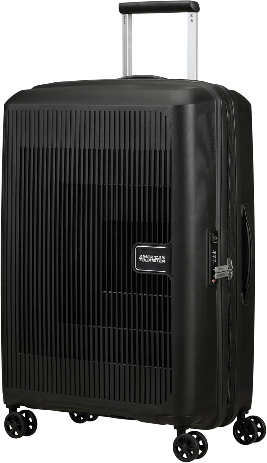 American Tourister Aerostep - Spinner L, Valise Extensible, 77 cm, 101,5/109 L, Orange (Orange Vif) Bagages et Équipement de Voyage Naty Shop Noir (Noir) M (67 Cm - 66,5/72,5 L)