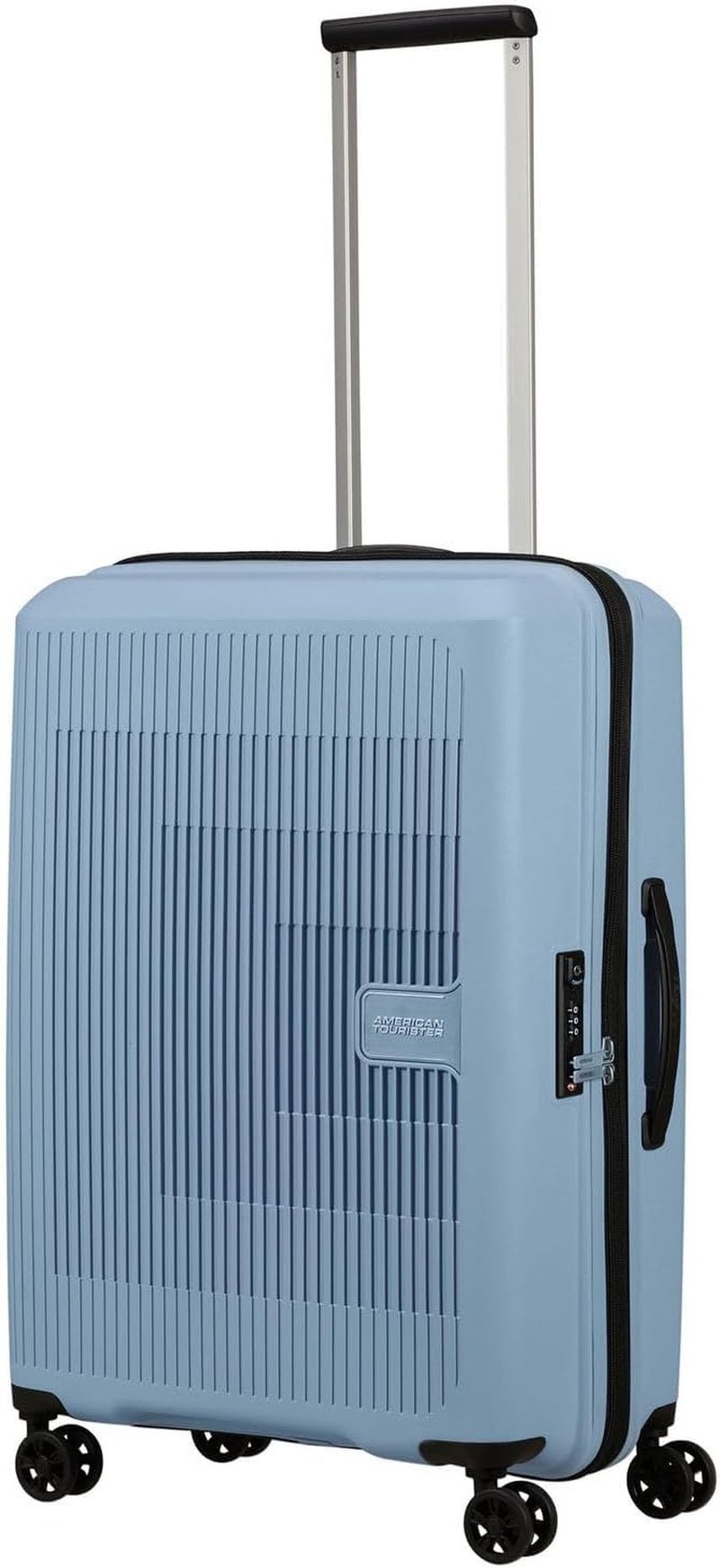 American Tourister Aerostep - Spinner L, Valise Extensible, 77 cm, 101,5/109 L, Orange (Bright Orange) Bagages et équipement de voyage Naty Shop Grey (Soho Grey) M (67 Cm - 66,5/72,5 L)