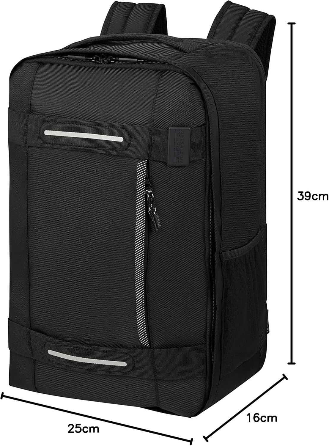American Tourister Urban Track - Sac à main sous siège Ryanair, 25 x 20 x 40 cm, 24,5 L, noir (Asphalt Black) Bagages et matériel de voyage Naty Shop