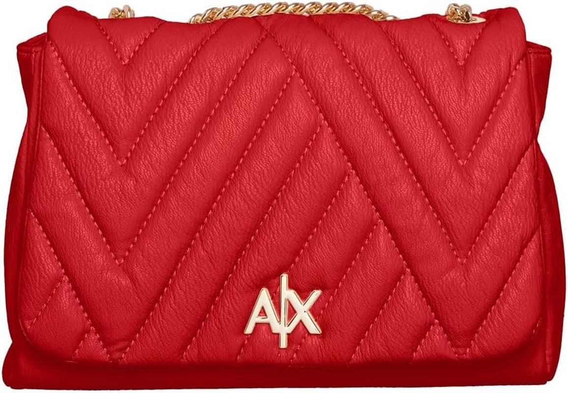 Armani Exchange Sacs à bandoulière en chaîne Margareth Soft Touch Medium Sacs Femme Naty Shop Curse