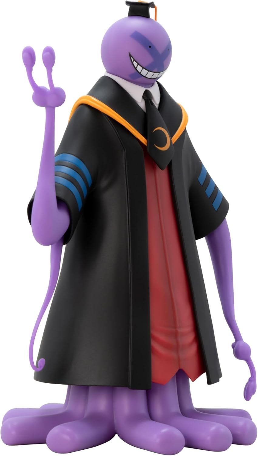 Assassination Classroom Purple Koro Sensei SFC Figurine à collectionner en PVC 7,8 pouces de hauteur Anime et statue à manches Décoration d'intérieur Chambre Bureau Cadeau Statues et sculptures Naty Shop