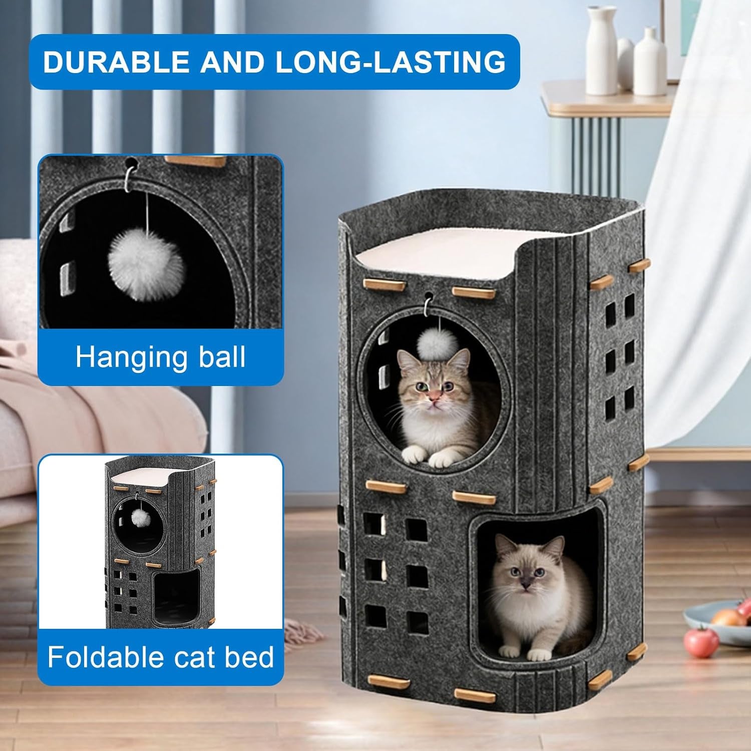 Couvertures et meubles, Animaux, Grottes et maisons, Chats, Lits pour chats, Chats - lits, matelas