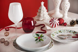 Excelsa SERV.TAV.18 PZ NOËL HOLLY Blanc