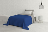 Literie italienne Estivo lit simple, lin, Aqua, 170 X 270 Cm