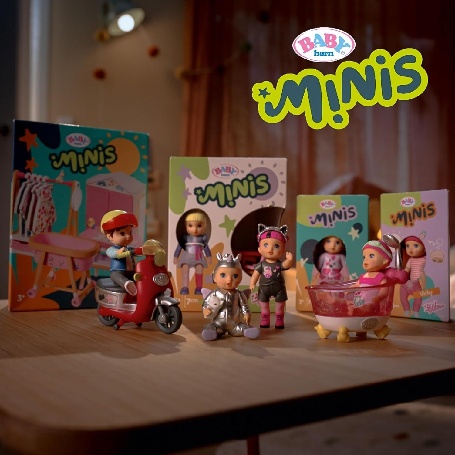 Ensemble de jeu BABY born Minis avec poupée Minis Amy et Duck, 906101 Zapf Creation