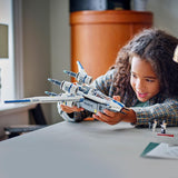 LEGO Star Wars 75399 Rebel U-Wing Starfighter - Jouet avec fonction d'aile pivotante et 3 figurines dont Cassian Andor et la figurine du droïde K-2SO - Cadeau pour les garçons à partir de 8 ans et les fans d'Andor saison 2 Jeux de construction Beuche den LEGO-Store