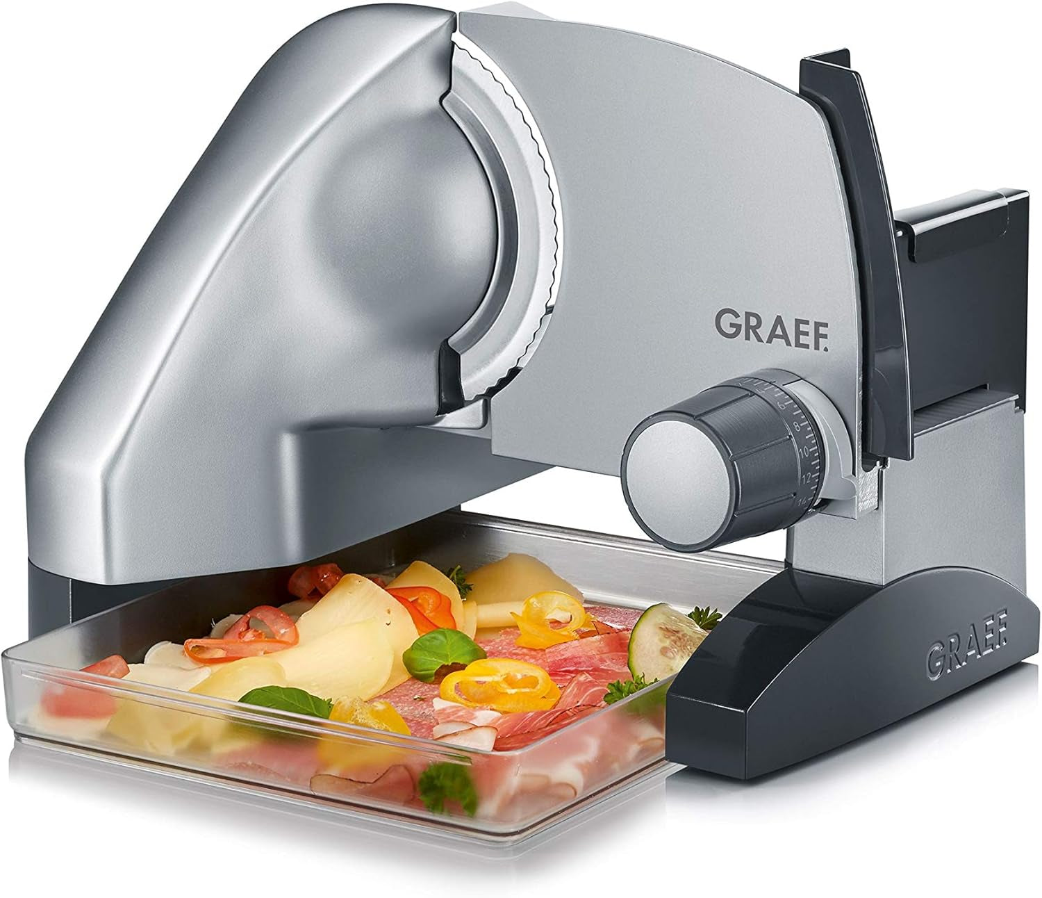 Trancheuse GRAEF S50000, argent Trancheuses et trancheuses Naty Shop