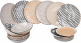 Soho Ensemble de 18 pièces en porcelaine, 6 places assises
