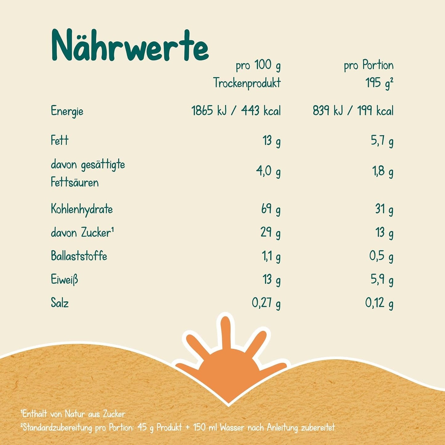 Milupa Stracciatella Milk Porridge - Céréales pour bébé sans gluten, sans huile de palme - Sans conservateurs ni colorants - Dès 8 mois - 4 x 400 g