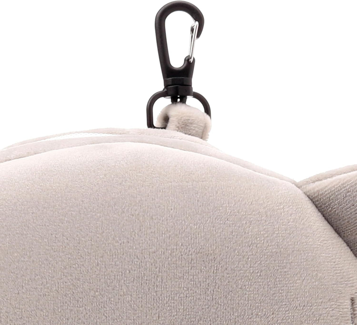 Oreiller de voyage, rond, peluche, éléphant et masque pour les yeux, unisexe, taille unique, unisexe, oreillers de voyage uniques à la taille Naty Shop