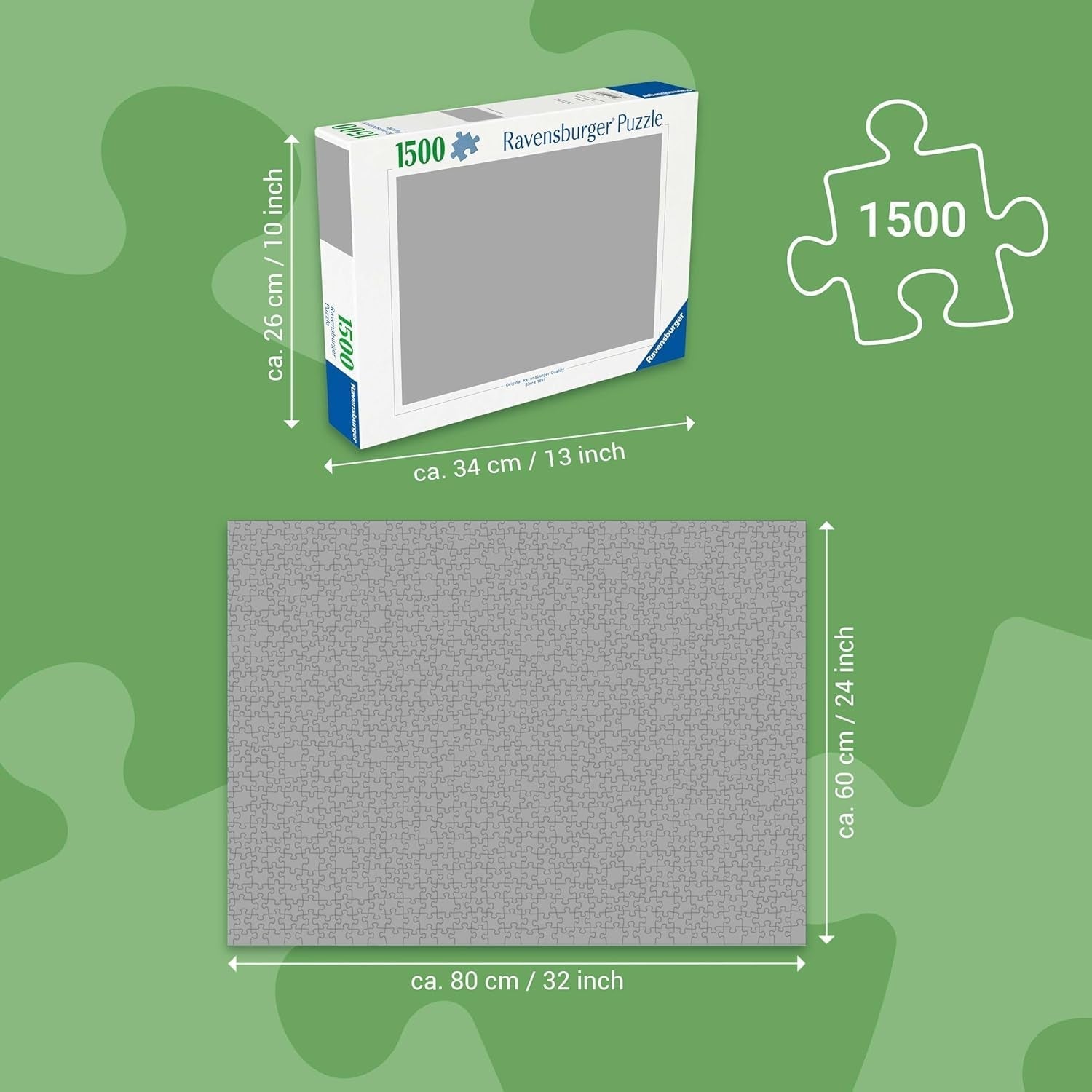 Ravensburger Puzzle 12000696 - Idylle au bord de l'eau - Puzzle de 1500 pièces pour adultes et enfants de plus de 14 ans, puzzle à motif de tigre Puzzle Naty Shop