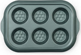 Progress BW09819G2EU7 Shimmer Kollektion, Runde Backform Aus Kohlenstoffstahl Mit Antihaftbeschichtung, Ideal For Pies, Kuchen, Torten Und Quiches, 28 cm, Vert Moules et plaques à pâtisserie Naty Shop 30Cm Muffin