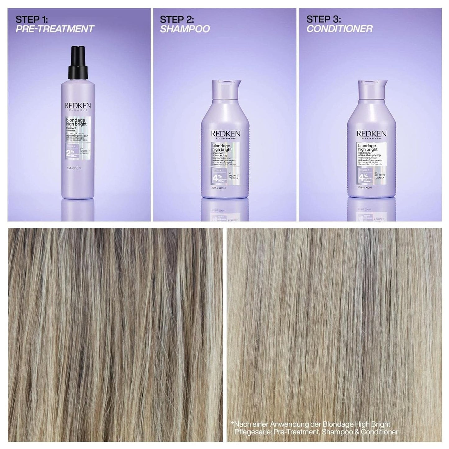 Redken, Shampoing pour cheveux blonds Naty Shop Douche et Bain